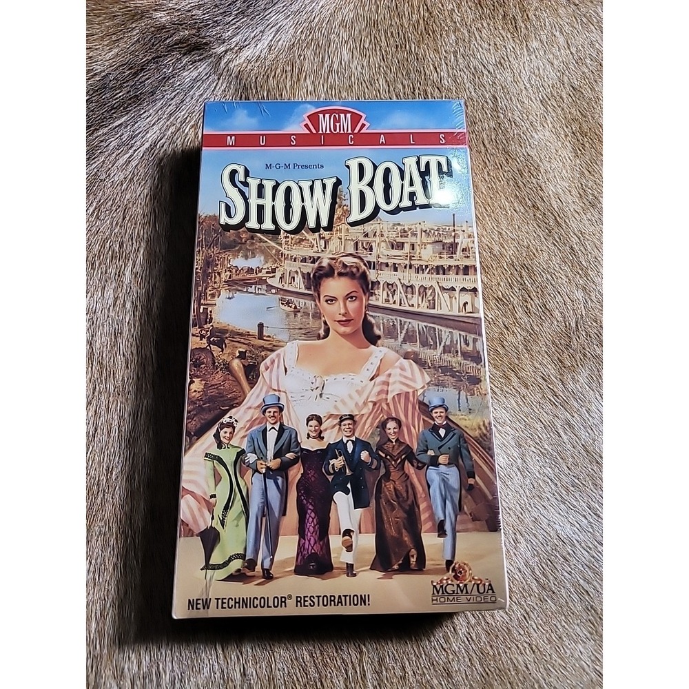 Show Boat VHS Movie Factory Sealed 1951 MGM Musicals Ava Gardner Technicolor